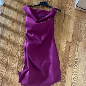 NEW MILLY ally cocktail dress berry